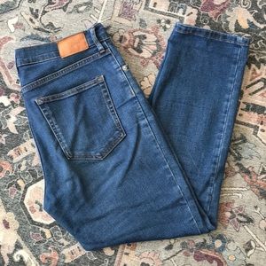 Everlane High Rise Straight Ankle Cigarette Jeans